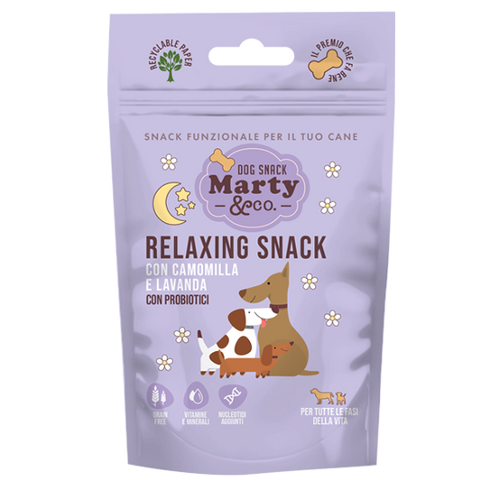Relax-Snack für Hunde – Mit Kamille & natürlichen Kräutern (80g)