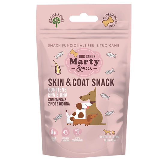 Skin & Coat Snack – Für gesunde Haut & glänzendes Fell (80 g)
